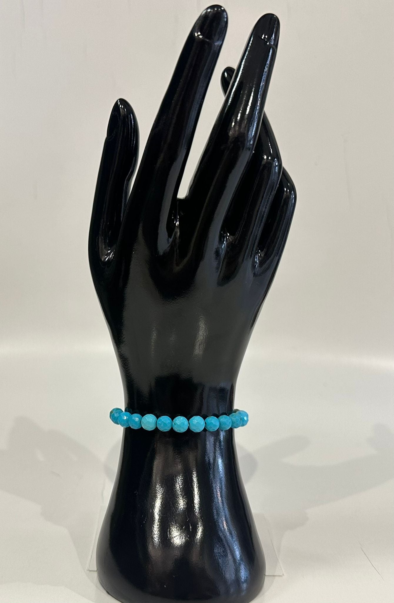 Bratara din howlit bleu