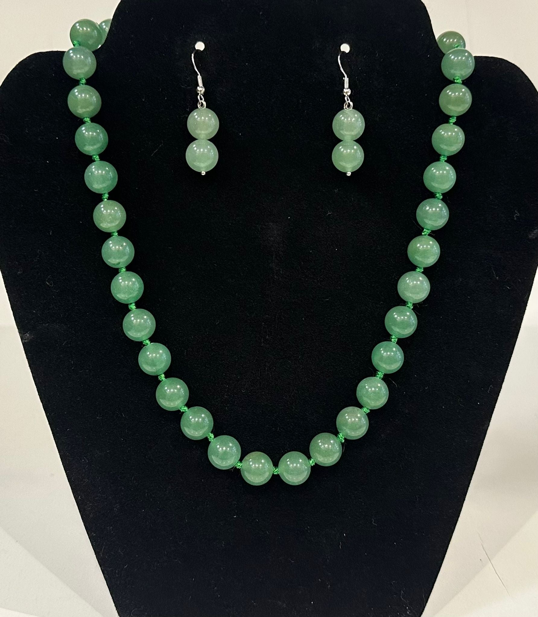 Set colier cu cercei din aventurin